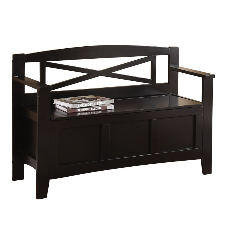 Chesterhill Wood Flip Top Storage Bench & Reviews Joss & Main